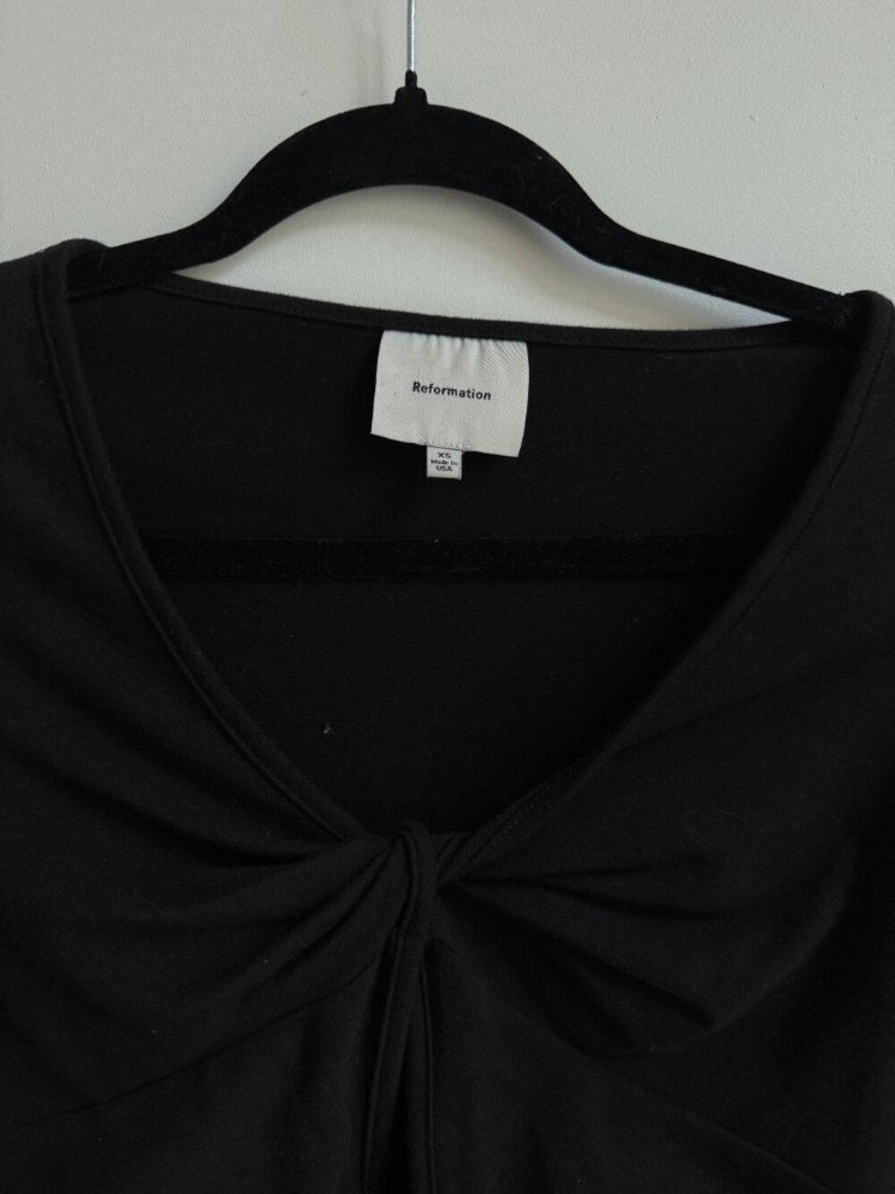 Reformation Silas knit top - Black - Picture 3 of 3